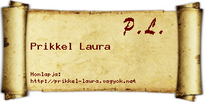 Prikkel Laura névjegykártya